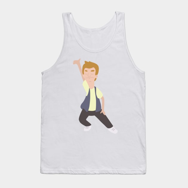 Dancing Jimmy Jr Tank Top by gray-cat